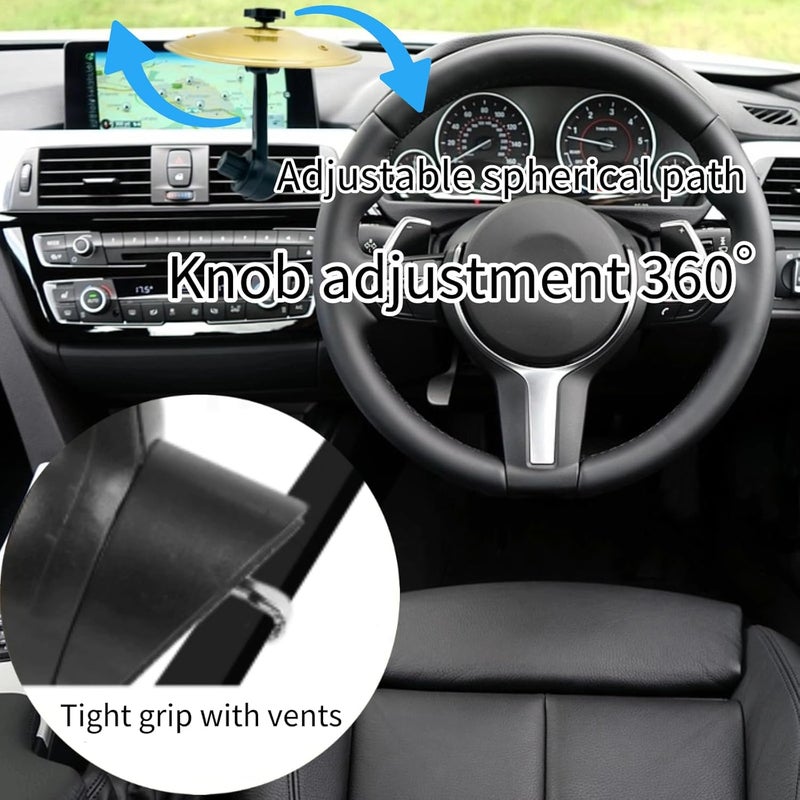 YOYODOGS Car Crash Cymbal Air Vent,Car Symbol Mini Drum for Music Lovers,Fun Music Gadget for Drivers,Compact Durable Accessory Drummers Gifts for All Types of Vehicles - Image 4